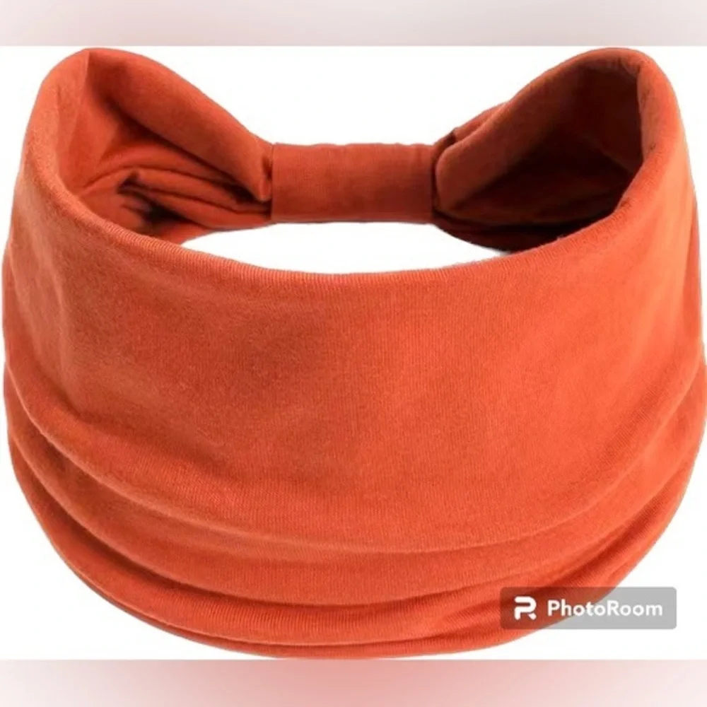 Wide Knit Headband - Rusty Red NWT